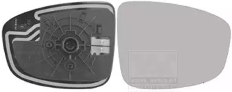 VAN WEZEL 2780838 -  Зеркальное стекло, наружное зеркало